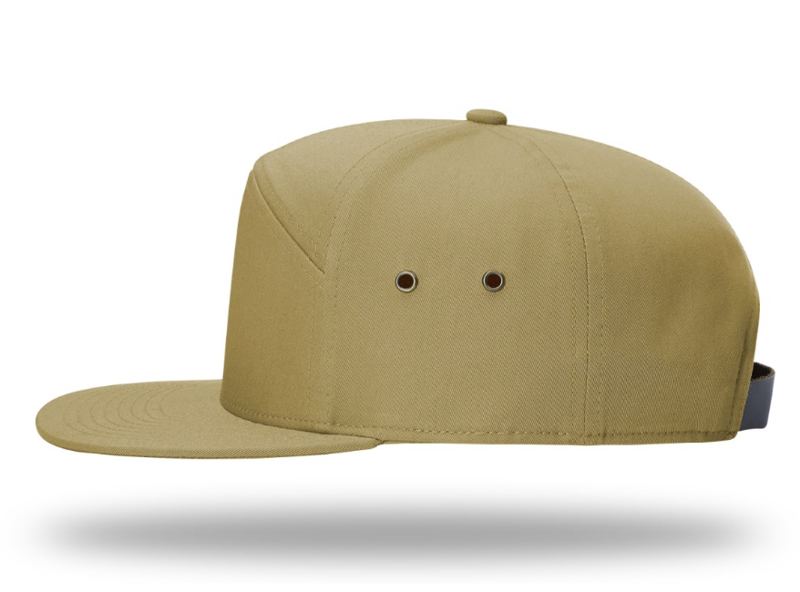 7 Panel Full Fabric in Biscuit I Tuna Leather