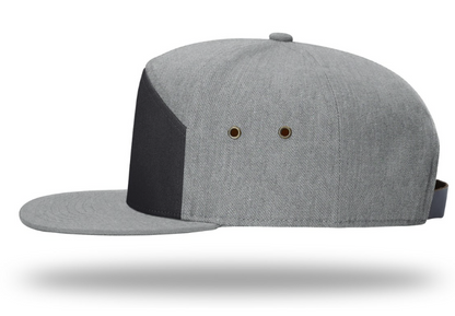 7 Panel Full Fabric in Charcoal Heather Grey I Tuna Leather