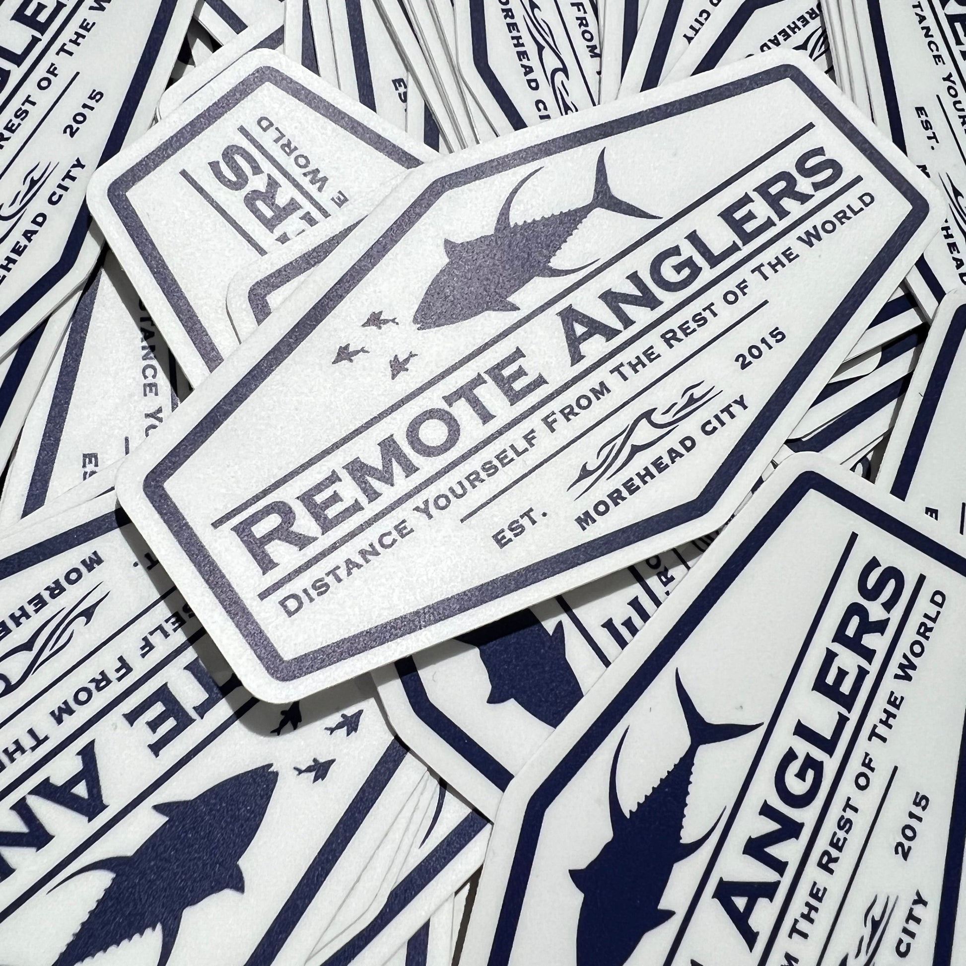 Remote Anglers Distance Yourself Decal
