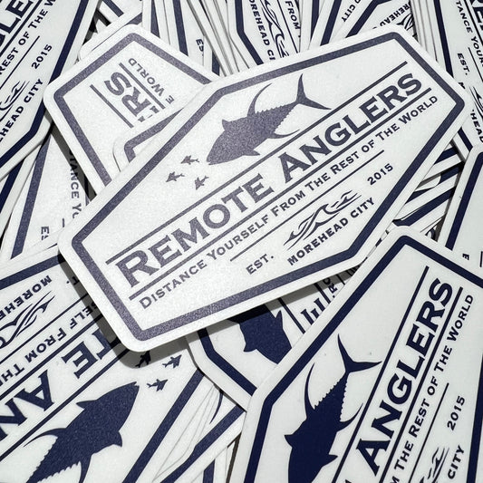 Remote Anglers Distance Yourself Decal